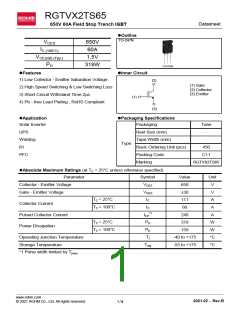 浏览型号RGTVX2TS65的Datasheet PDF文件第1页