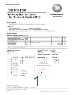 浏览型号SB10015M-TL-W的Datasheet PDF文件第1页