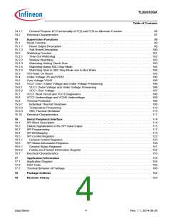 浏览型号TLE9263QX的Datasheet PDF文件第4页