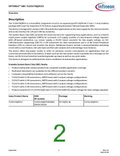 浏览型号TLE9274QX V33的Datasheet PDF文件第2页