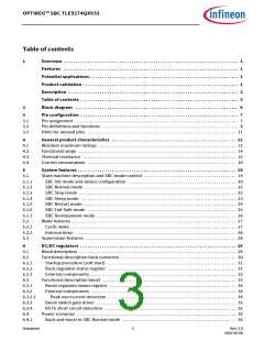 浏览型号TLE9274QX V33的Datasheet PDF文件第3页