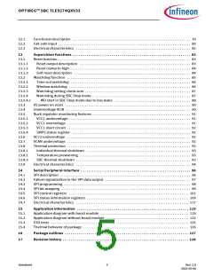 浏览型号TLE9274QX V33的Datasheet PDF文件第5页