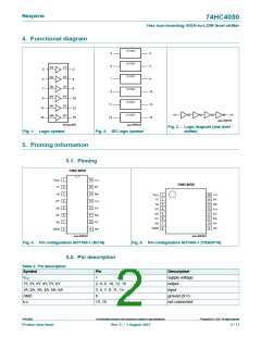 浏览型号74HC4050D的Datasheet PDF文件第2页