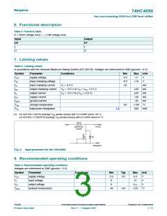 浏览型号74HC4050D的Datasheet PDF文件第3页