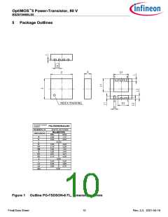 浏览型号BSZ070N08LS5的Datasheet PDF文件第10页