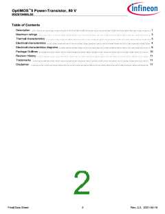 浏览型号BSZ070N08LS5的Datasheet PDF文件第2页