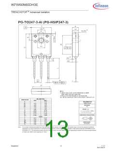 浏览型号IKFW60N60DH3E的Datasheet PDF文件第13页