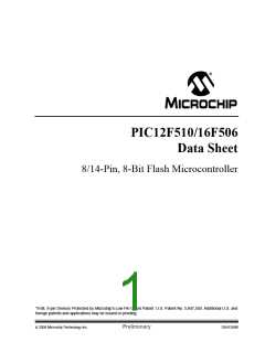 浏览型号12F5101的Datasheet PDF文件第1页