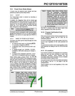 浏览型号12F5101的Datasheet PDF文件第71页