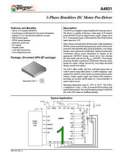 浏览型号4931的Datasheet PDF文件第1页