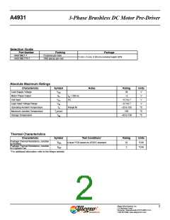 浏览型号4931的Datasheet PDF文件第2页