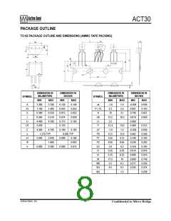 浏览型号ACT30BHT的Datasheet PDF文件第8页