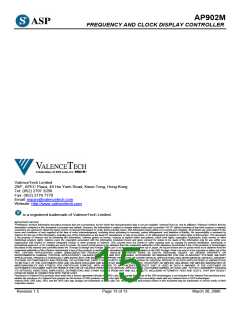 浏览型号AP902的Datasheet PDF文件第15页