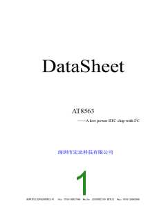 浏览型号AT8563的Datasheet PDF文件第1页
