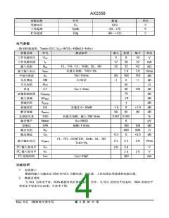 浏览型号AX2358的Datasheet PDF文件第4页