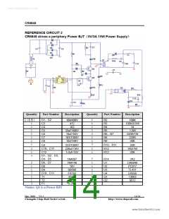 浏览型号CR6848的Datasheet PDF文件第14页
