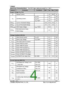 浏览型号CR6853的Datasheet PDF文件第4页