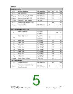 浏览型号CR6853的Datasheet PDF文件第5页