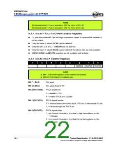 浏览型号EM78P259NSO14J的Datasheet PDF文件第22页