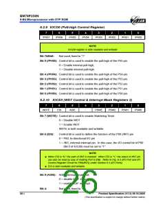 浏览型号EM78P259NSO14J的Datasheet PDF文件第26页