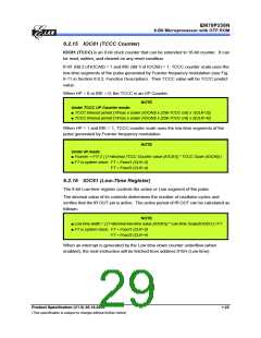 浏览型号EM78P259NSO14J的Datasheet PDF文件第29页