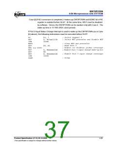 浏览型号EM78P259NSO14J的Datasheet PDF文件第37页