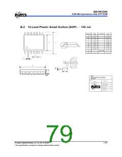 浏览型号EM78P259NSO14J的Datasheet PDF文件第79页