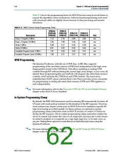 浏览型号EPM240T100C5N的Datasheet PDF文件第62页