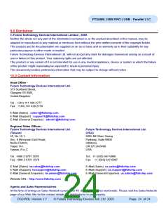 浏览型号FT245B的Datasheet PDF文件第24页