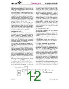 浏览型号HT45R04E的Datasheet PDF文件第12页