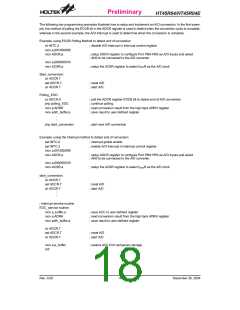 浏览型号HT45R04E的Datasheet PDF文件第18页