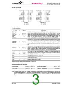 浏览型号HT45R04的Datasheet PDF文件第3页