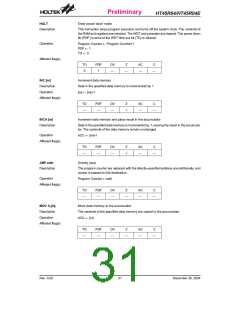 浏览型号HT45R04E的Datasheet PDF文件第31页