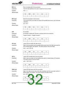 浏览型号HT45R04E的Datasheet PDF文件第32页