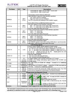 浏览型号ILI9325的Datasheet PDF文件第11页