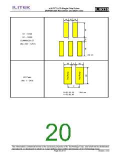 浏览型号ILI9325的Datasheet PDF文件第20页