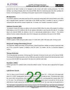 浏览型号ILI9325的Datasheet PDF文件第22页