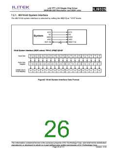 浏览型号ILI9325的Datasheet PDF文件第26页