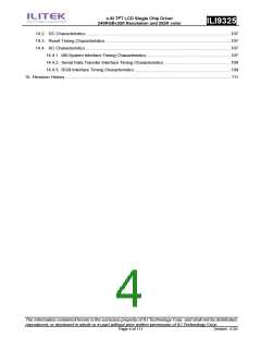 浏览型号ILI9325的Datasheet PDF文件第4页