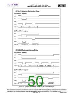 浏览型号ILI9325的Datasheet PDF文件第50页