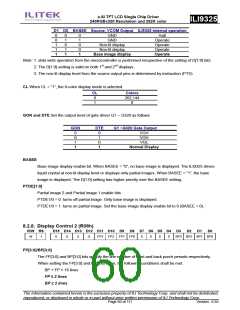 浏览型号ILI9325的Datasheet PDF文件第60页