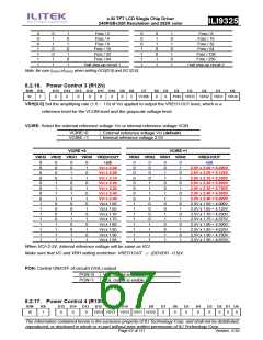 浏览型号ILI9325的Datasheet PDF文件第67页