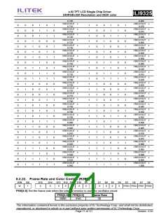 浏览型号ILI9325的Datasheet PDF文件第71页