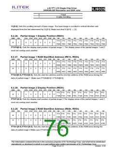浏览型号ILI9325的Datasheet PDF文件第76页
