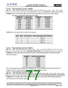 浏览型号ILI9325的Datasheet PDF文件第77页