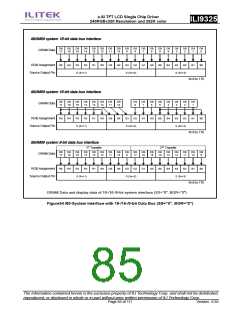 浏览型号ILI9325的Datasheet PDF文件第85页