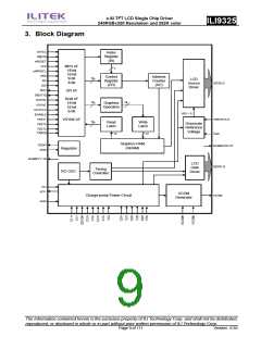 浏览型号ILI9325的Datasheet PDF文件第9页