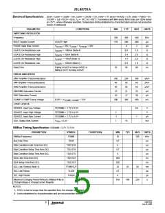 浏览型号ISL88731A的Datasheet PDF文件第5页