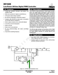 浏览型号IW1688的Datasheet PDF文件第1页