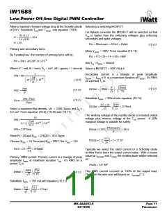 浏览型号IW1688的Datasheet PDF文件第11页